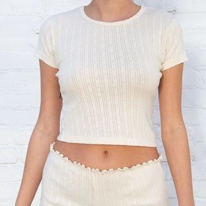 Brandy Melville Eyelet T- shirt